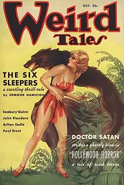 Weird Tales cover image for October 1935