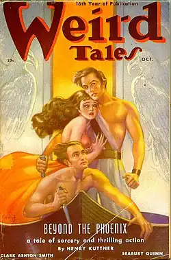 Weird Tales cover image for October 1938