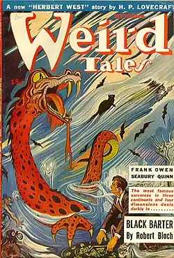 Weird Tales cover image for September 1943
