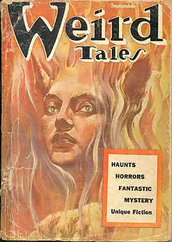 Weird Tales cover image for September 1954