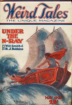 Weird Tales Cover for May 1925