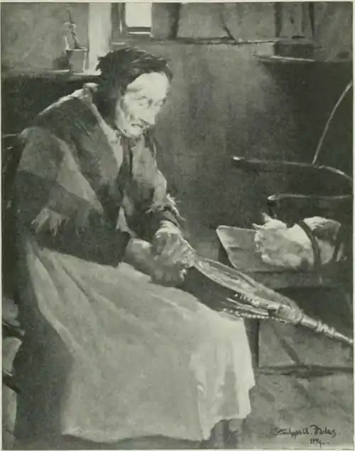 'By the Fireside' by Stanhope Alexander Forbes