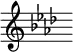 { \override Score.TimeSignature #'stencil = ##f \time 8/4 \key aes \major s16 }