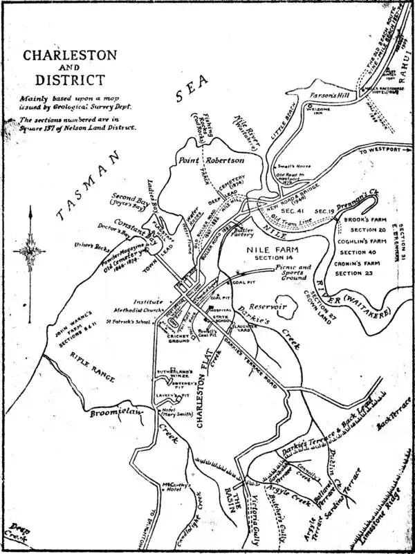 Map of Charleston and district.