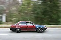 2009-03-11 Beat up car driving in Durham