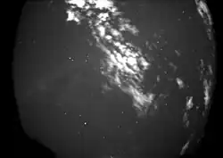 Scattered clouds with some stars