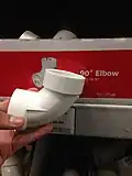 90° elbow pvc