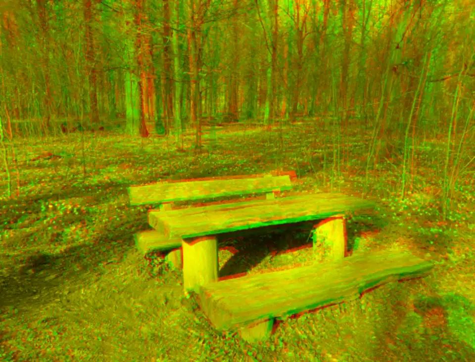 cable reel in a field