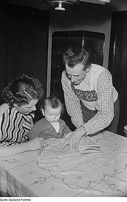 This adult and infant are participating in joint attention.