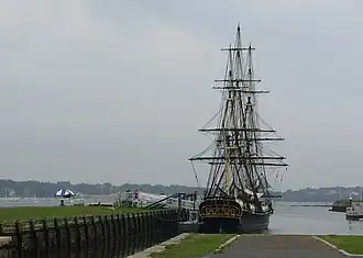 Sailing Ship in New England