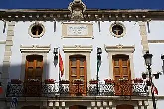 Facade of the town hall