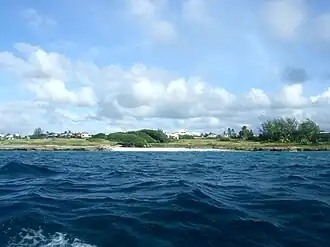 This beach south west of Silver Sands is often used by swimmers.