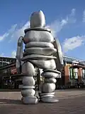 The 7-metre-tall aluminium "little man of Hoofddorp"