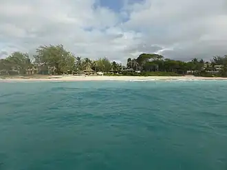 Sadly Silver Sands beach and hotel are still deserted in January 2014. The beach is suitable for mooring a boat and swimming to and from the Reef.