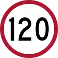 120 km/h (75 mph) on selected highways (the highest speed limit in Thailand)